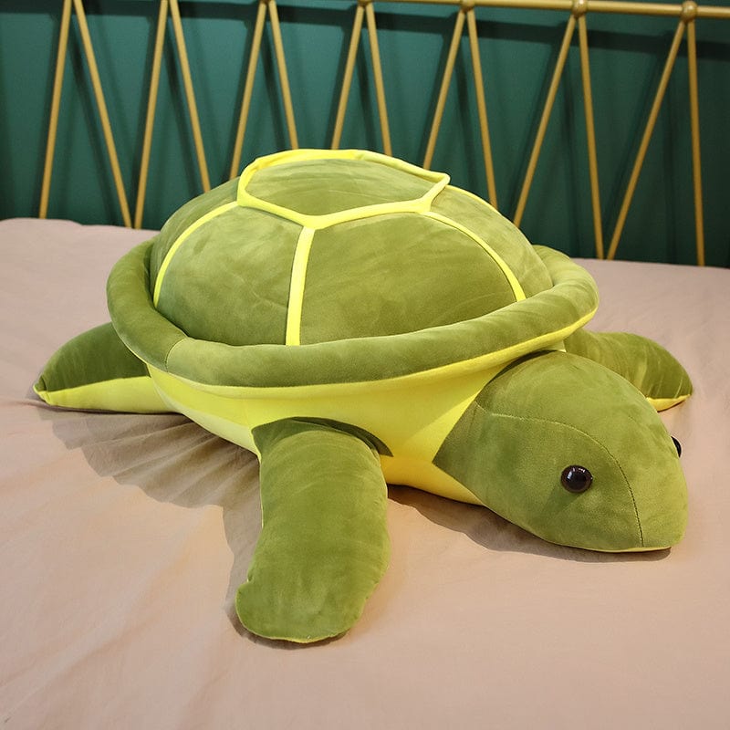 Peluche tortue des océans verte