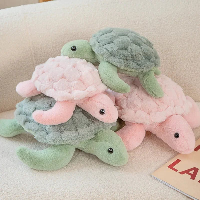 Peluche tortue douce et colorée