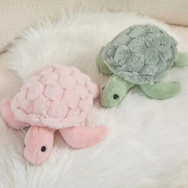 Peluche tortue douce et colorée