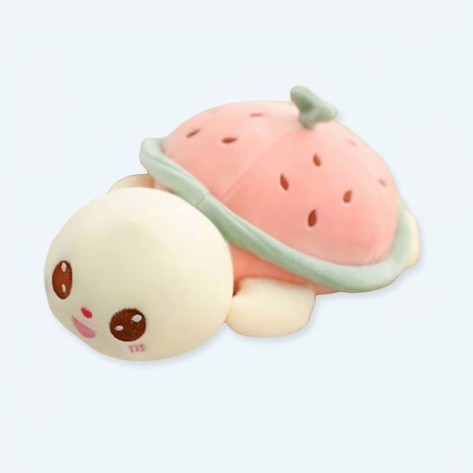 Peluche tortue fruit douce enfant joyeux câlin amusant La compagnie de la peluche