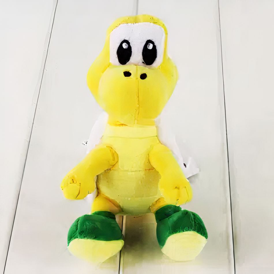 Peluche tortue Koopa Troopa verte Mario douce enfant La compagnie de la peluche