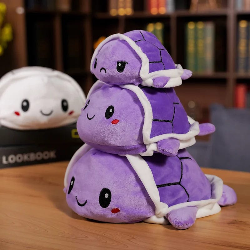 Peluche tortue réversible