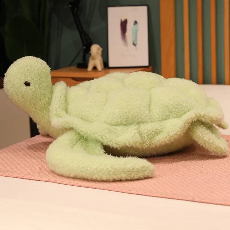 Peluche tortue verte et poilu turtle ANBB / 55cm