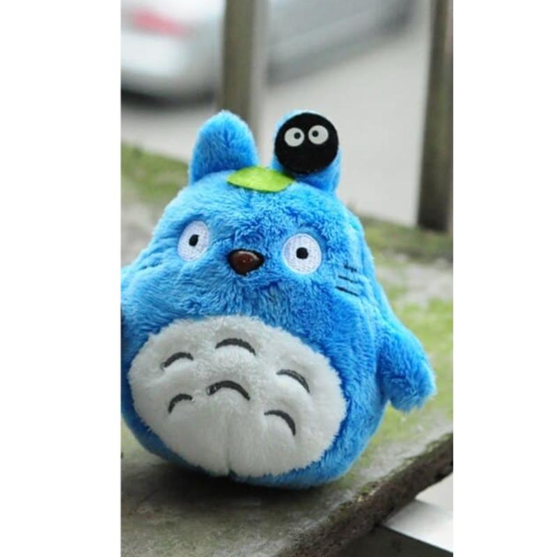 Peluche Totoro bleu kawaii porte-clés mignon accessoire La compagnie de la peluche