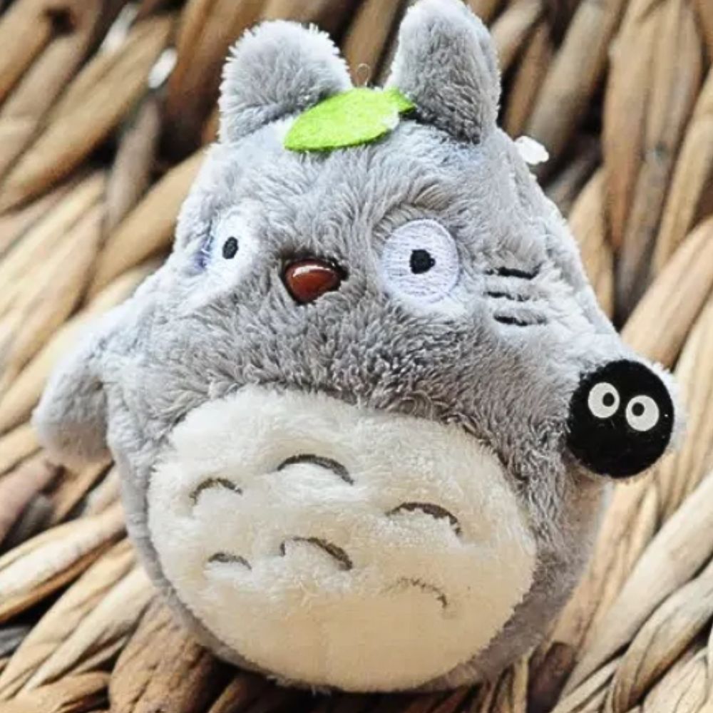 Peluche Totoro gris porte-clés mignon doux univers Ghibli La compagnie de la peluche
