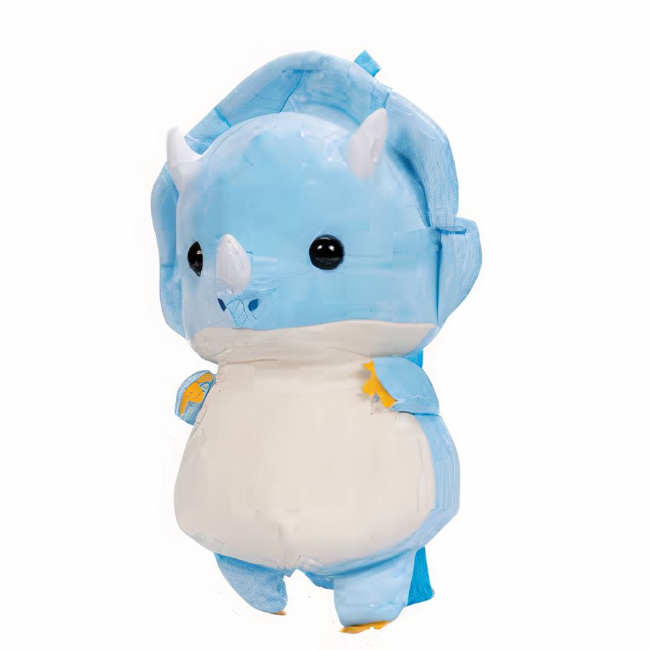 Peluche tricératops sac à dos enfant doux et ludique La compagnie de la peluche