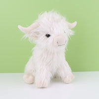 Peluche vache des montagnes Blanc
