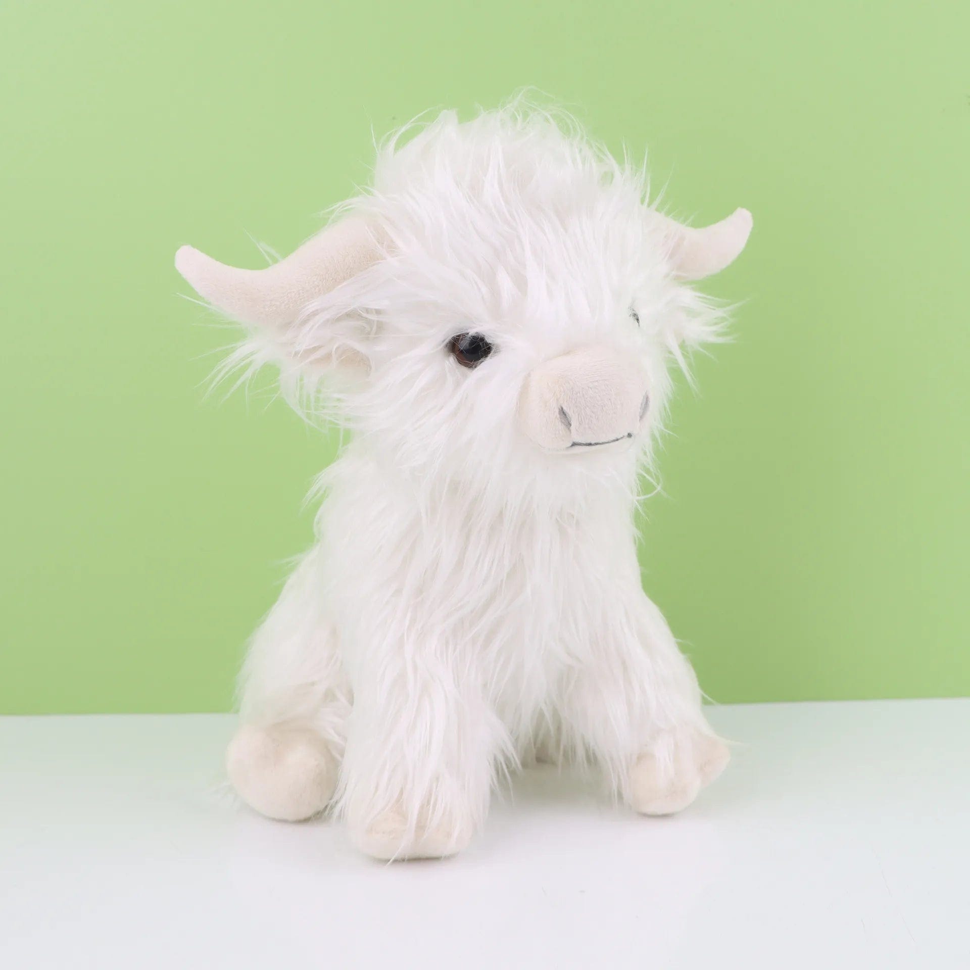 Peluche vache des montagnes Blanc