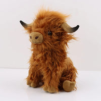 Peluche vache des montagnes Marron