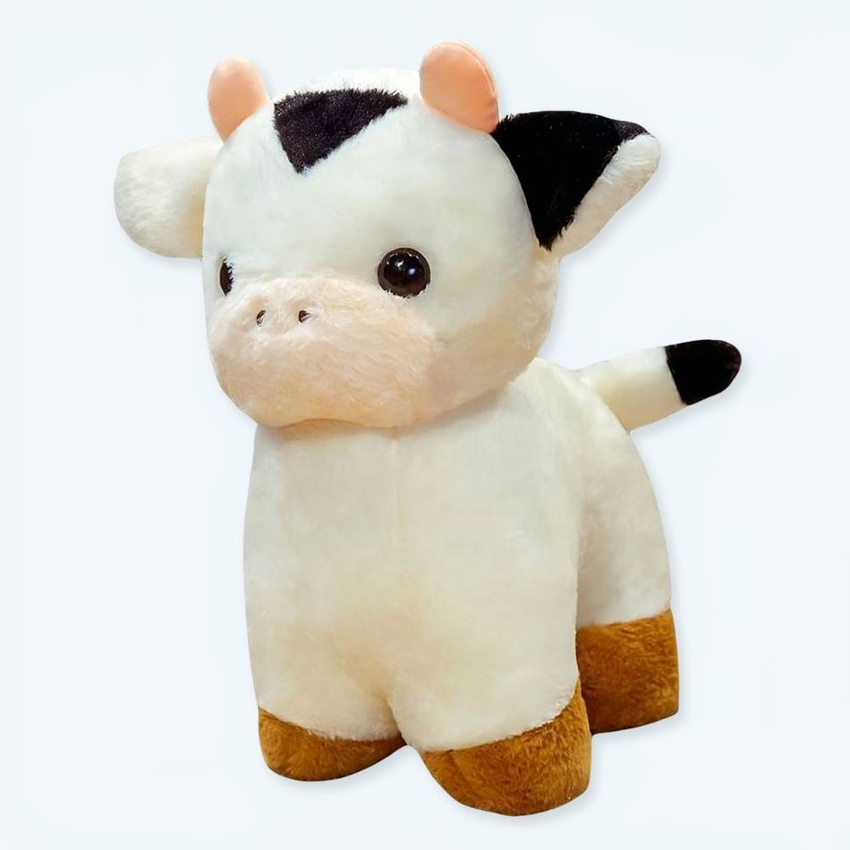 Peluche vache douce enfant câlin ferme amusante 50-cm La compagnie de la peluche