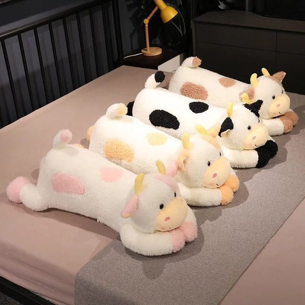 Peluche vache géante et colorée