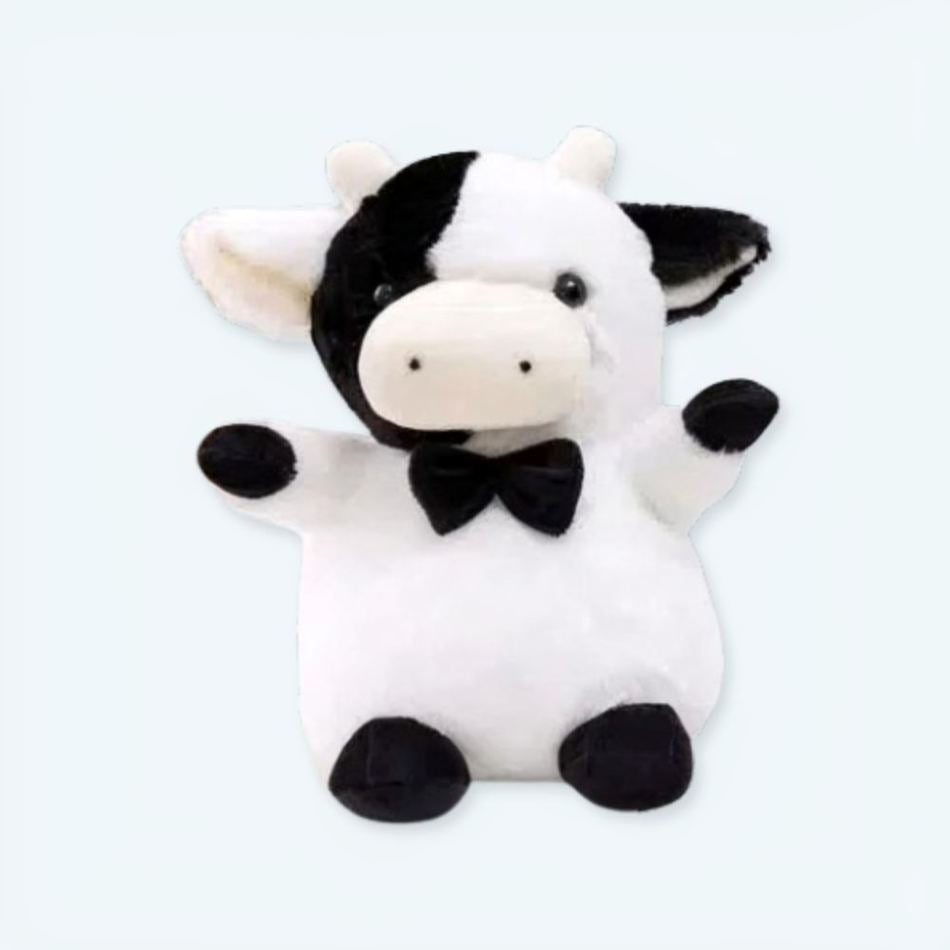 Peluche vache gentleman douce enfant câlin élégant La compagnie de la peluche