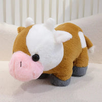 Peluche vache petite et mignonne Marron / 32cm