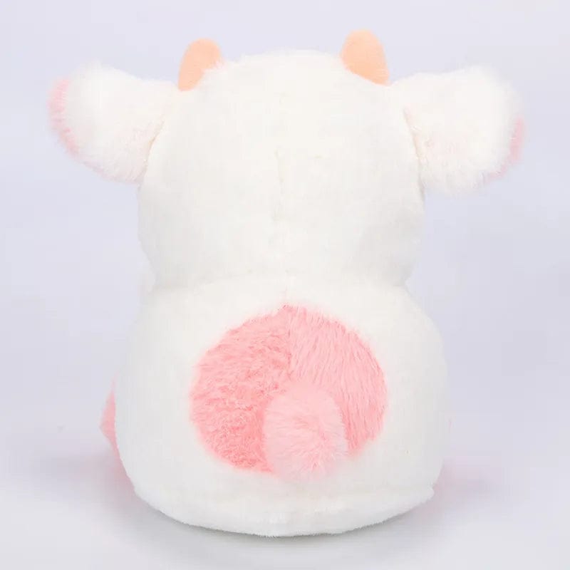 Peluche vache rose et toute petite
