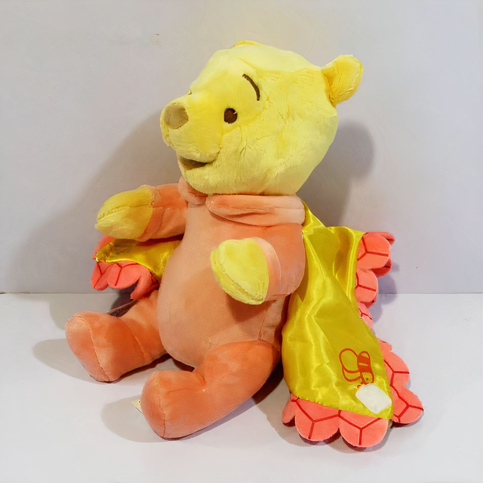 Peluche Winnie l’Ourson douce couverture réconfort enfant La compagnie de la peluche