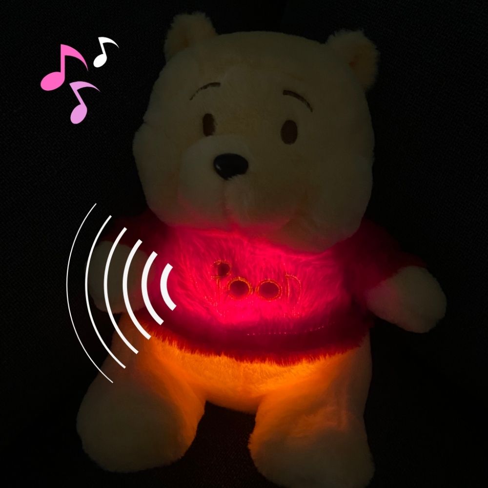 Peluche Winnie ourson berceuse douce câline respirante La compagnie de la peluche