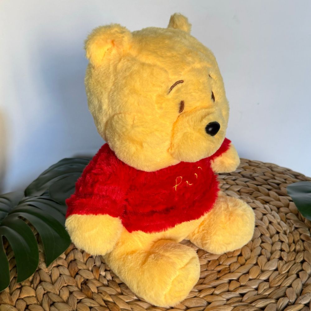 Peluche Winnie ourson berceuse douce câline respirante La compagnie de la peluche