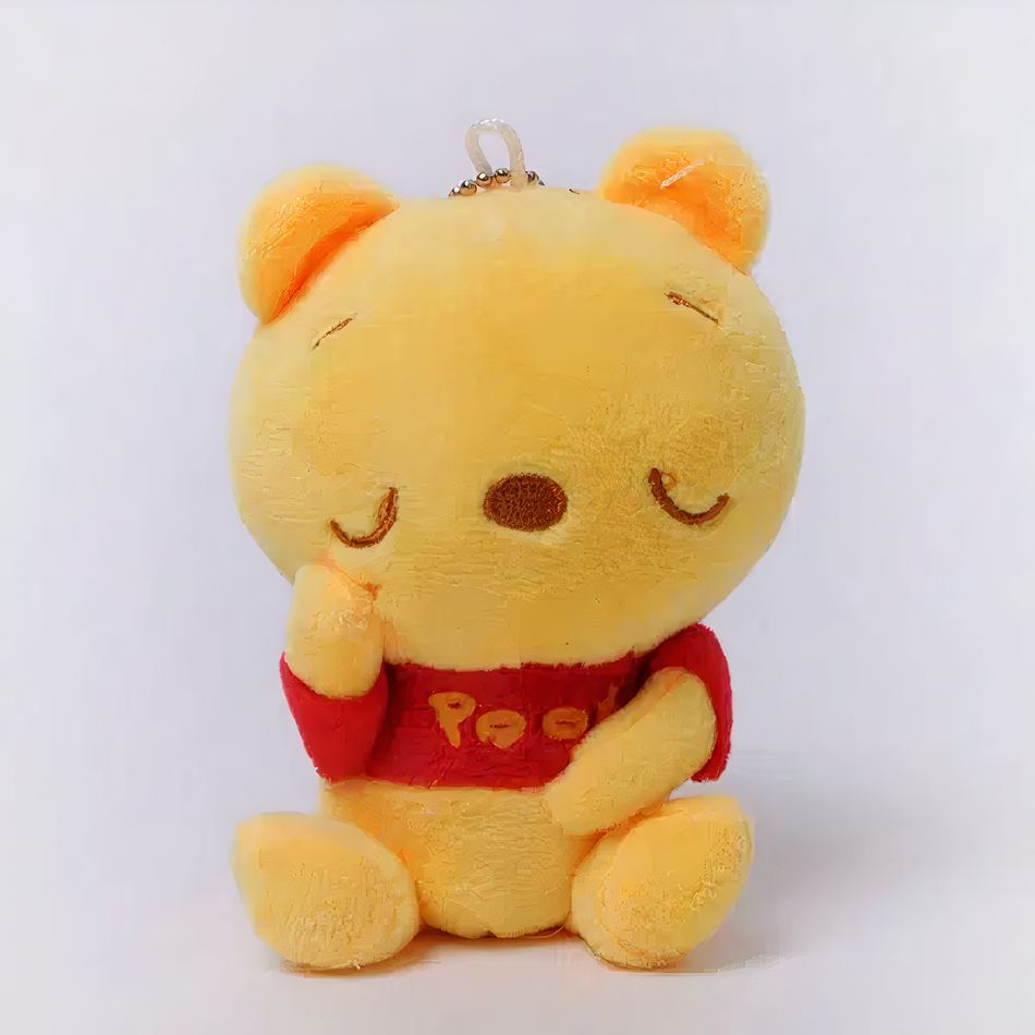 Peluche Winnie Ourson porte-clé doux pour enfant La compagnie de la peluche