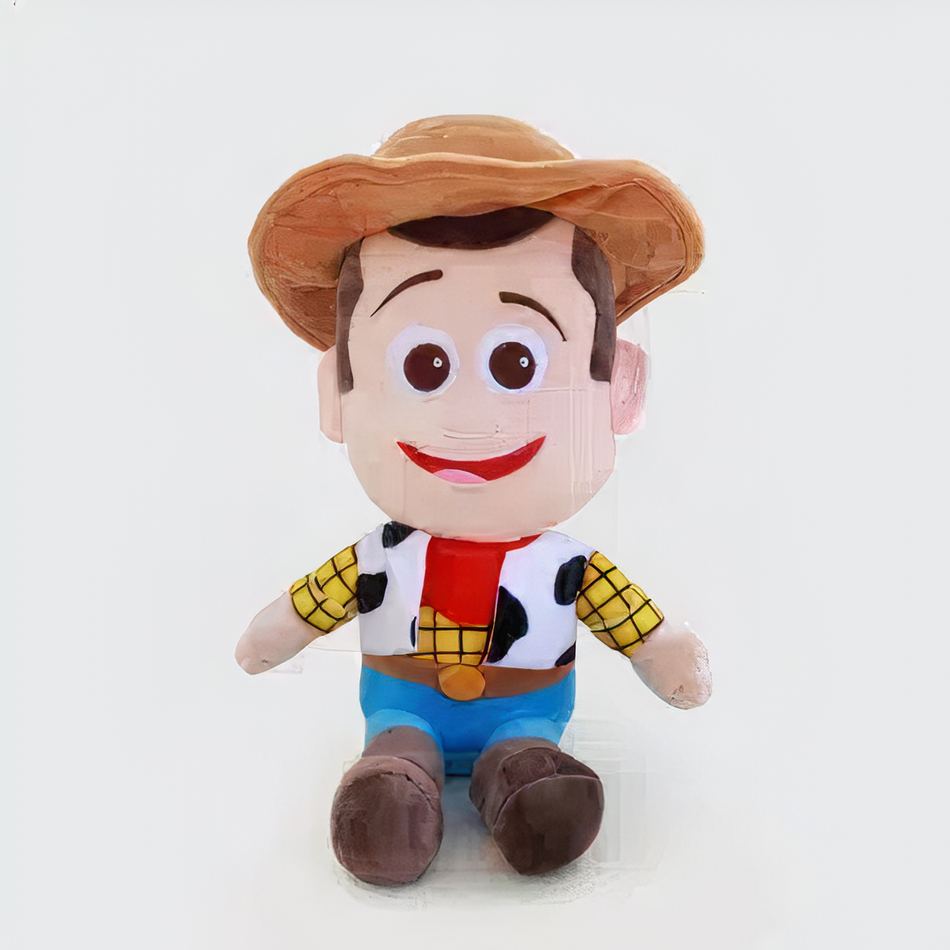 Peluche Woody cowboy doux enfant aventure Pixar La compagnie de la peluche
