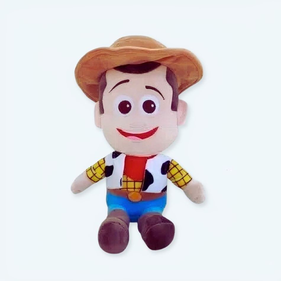 Peluche Woody cowboy doux enfant aventure Pixar La compagnie de la peluche
