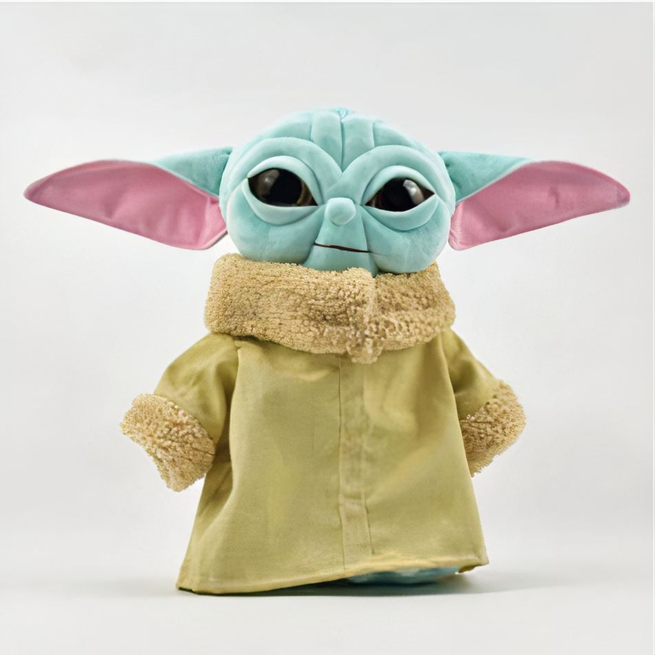 Peluche Yoda bleu doux galactique enfant câlin La compagnie de la peluche