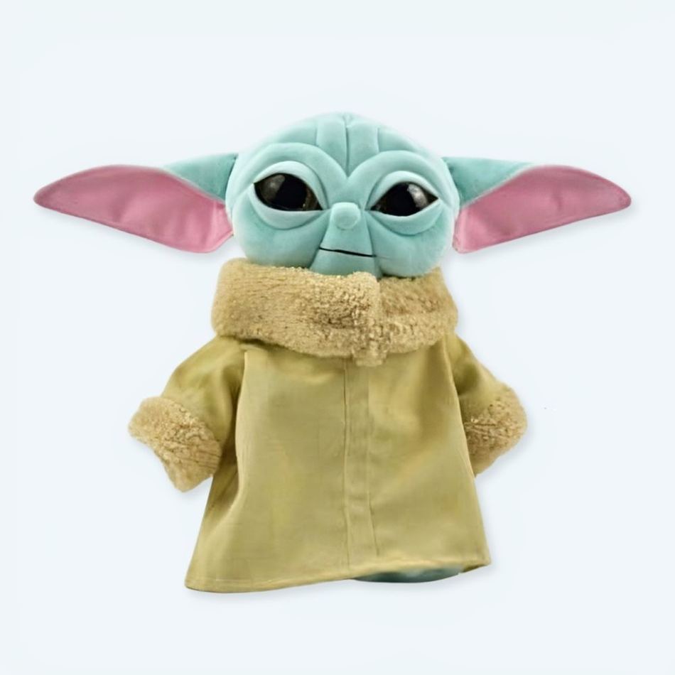 Peluche Yoda bleu doux galactique enfant câlin La compagnie de la peluche