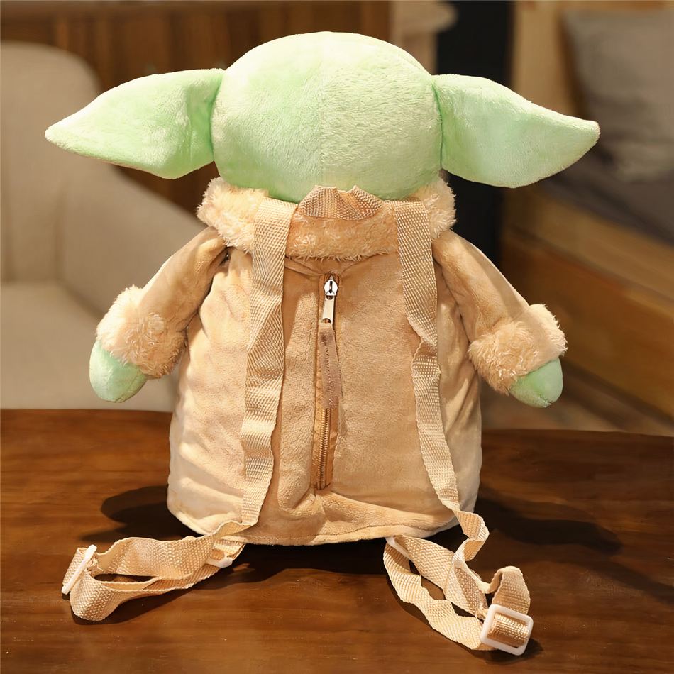Peluche Yoda sac à dos doux vert enfant Star Wars La compagnie de la peluche