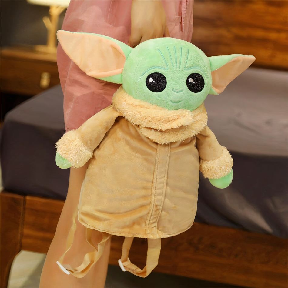 Peluche Yoda sac à dos doux vert enfant Star Wars La compagnie de la peluche