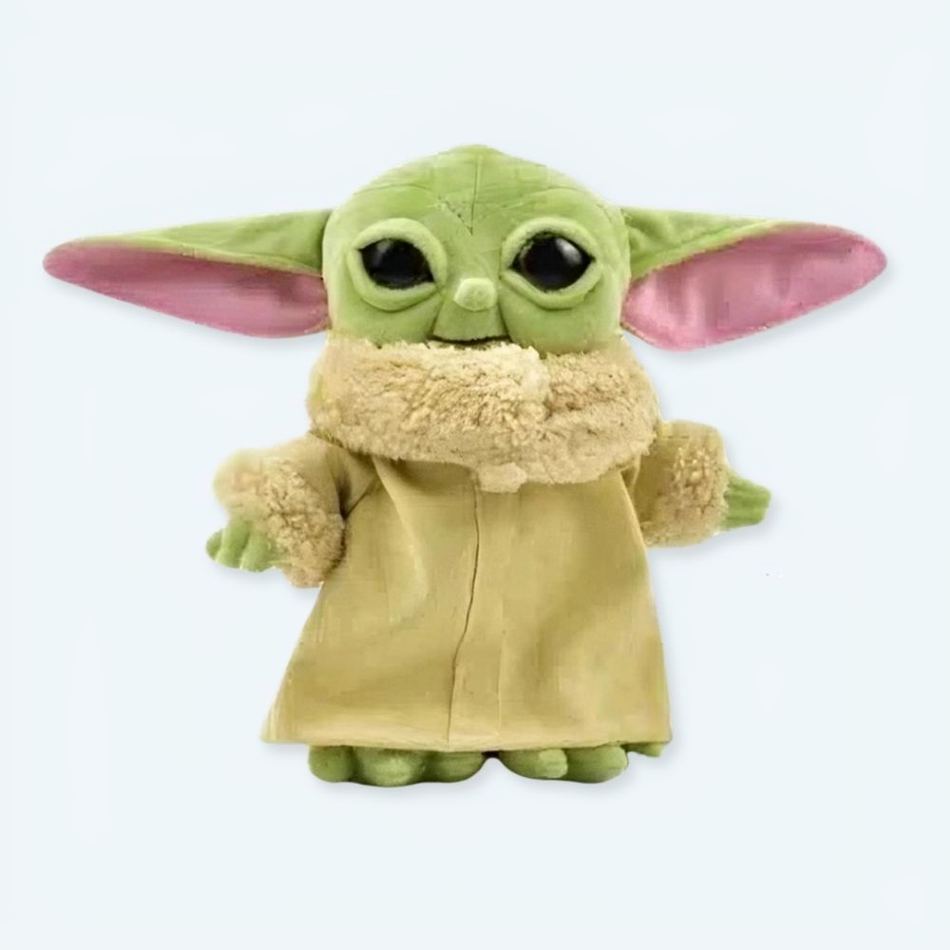 Peluche Yoda vert galactique 20cm doux et câlin La compagnie de la peluche