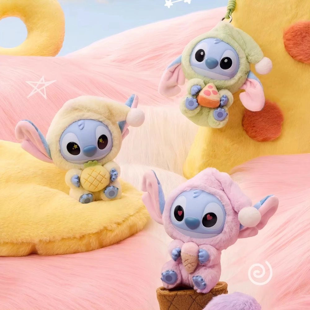 Peluches style Labubu Stitch en tenue