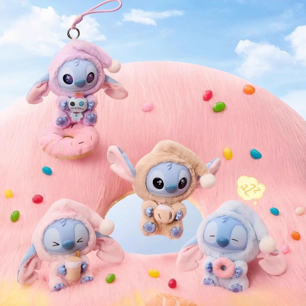 Peluches style Labubu Stitch en tenue