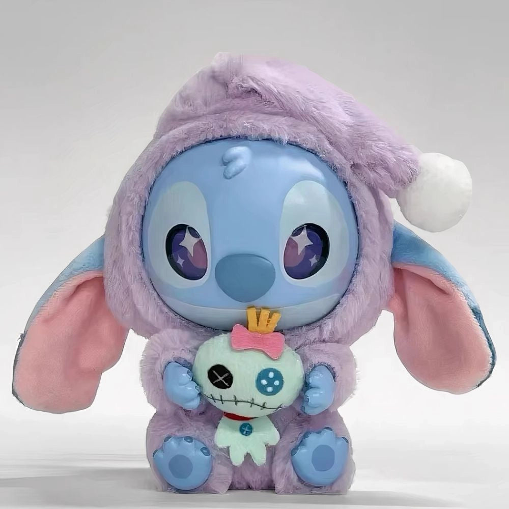 Peluches style Labubu Stitch en tenue