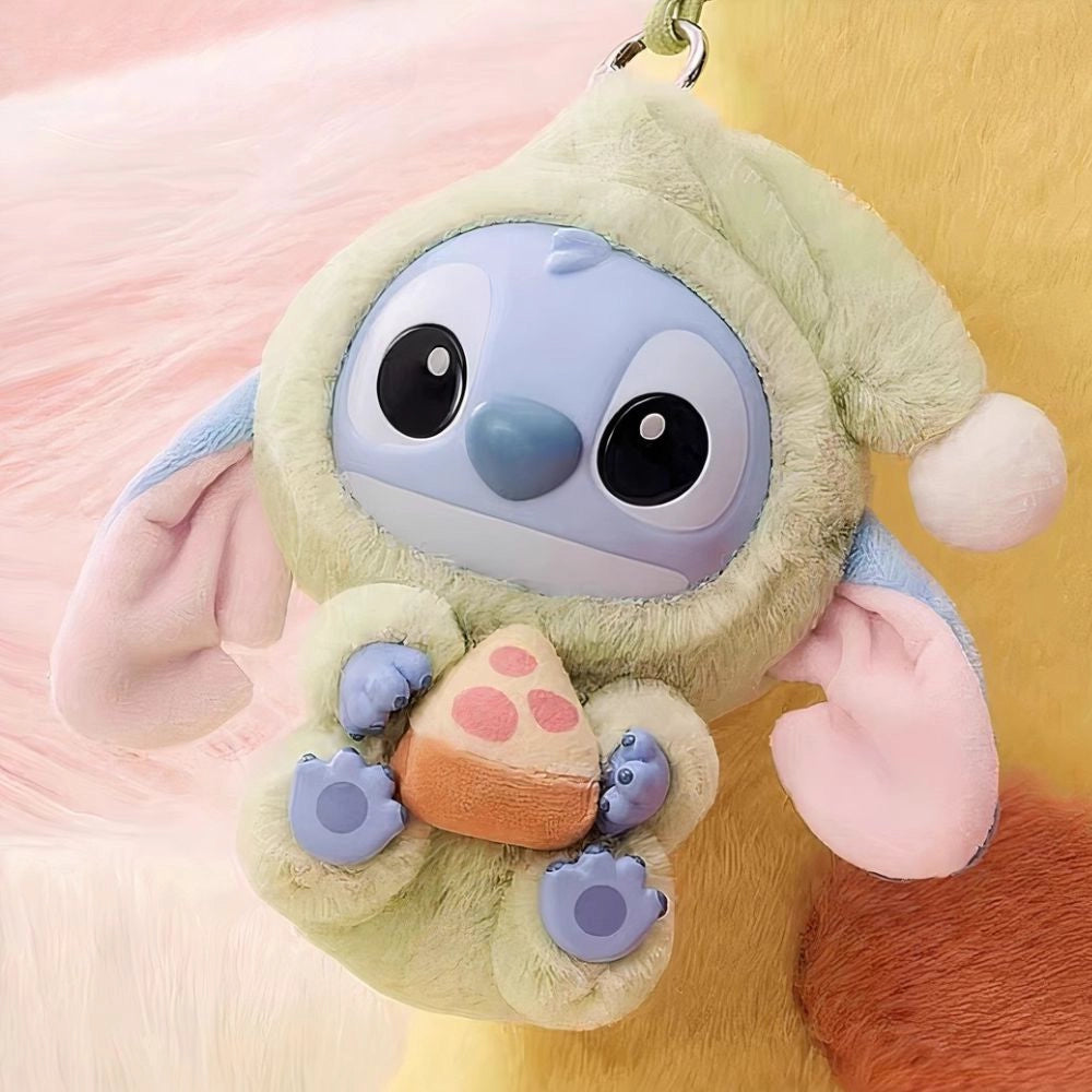 Peluches style Labubu Stitch en tenue