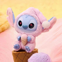 Peluches style Labubu Stitch en tenue