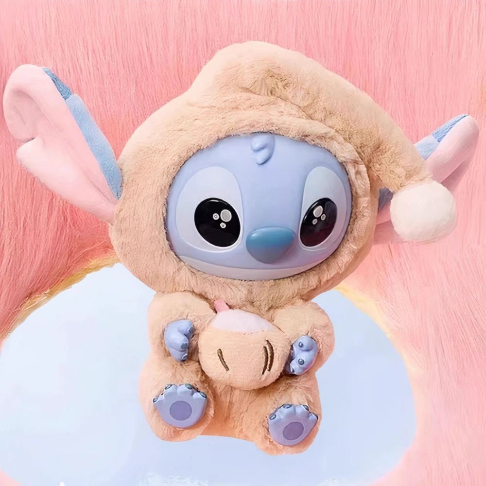 Peluches style Labubu Stitch en tenue