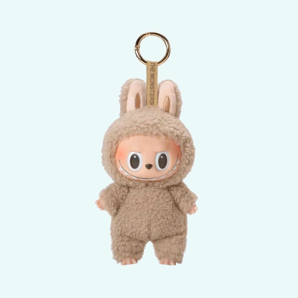 Porte-clef peluche style Labubu coloré