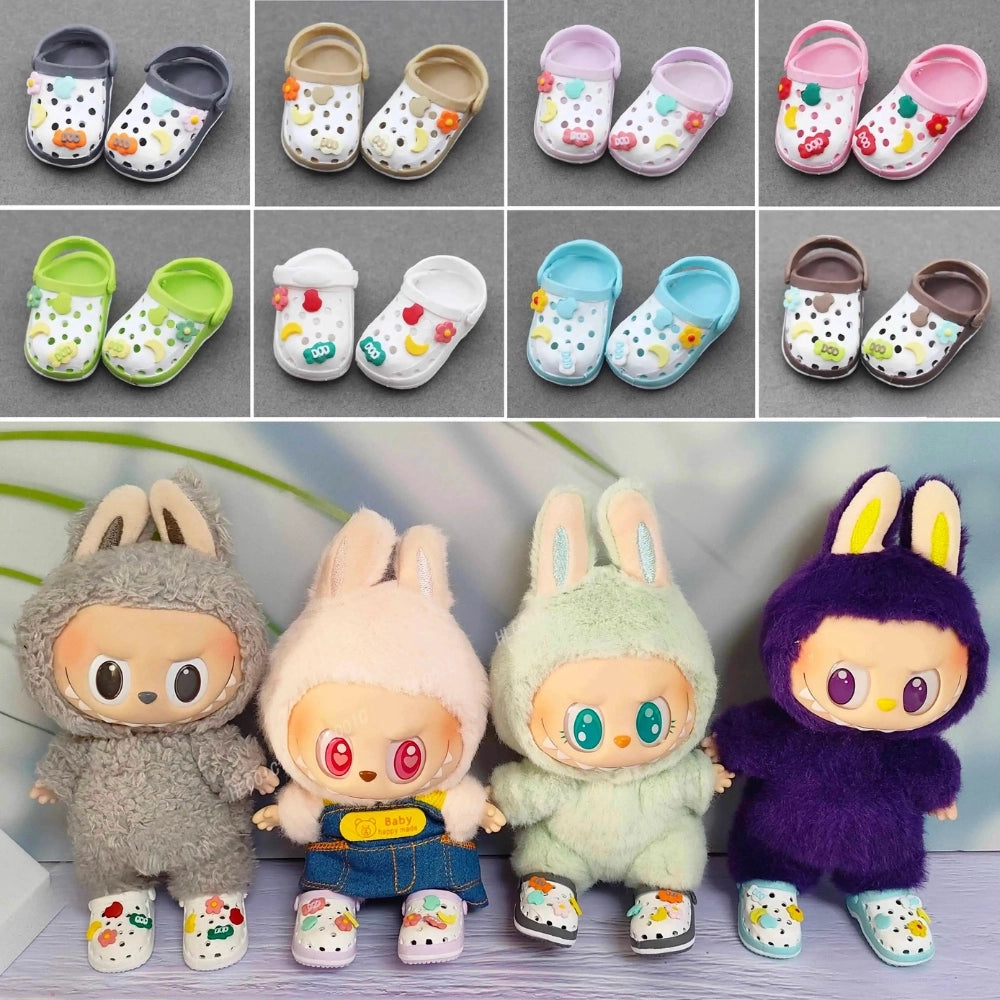 Sabots style crocs pour peluche style Labubu