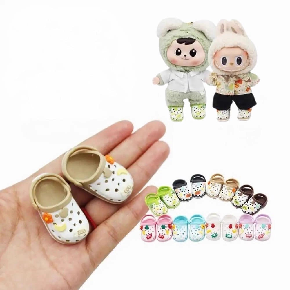 Sabots style crocs pour peluche style Labubu