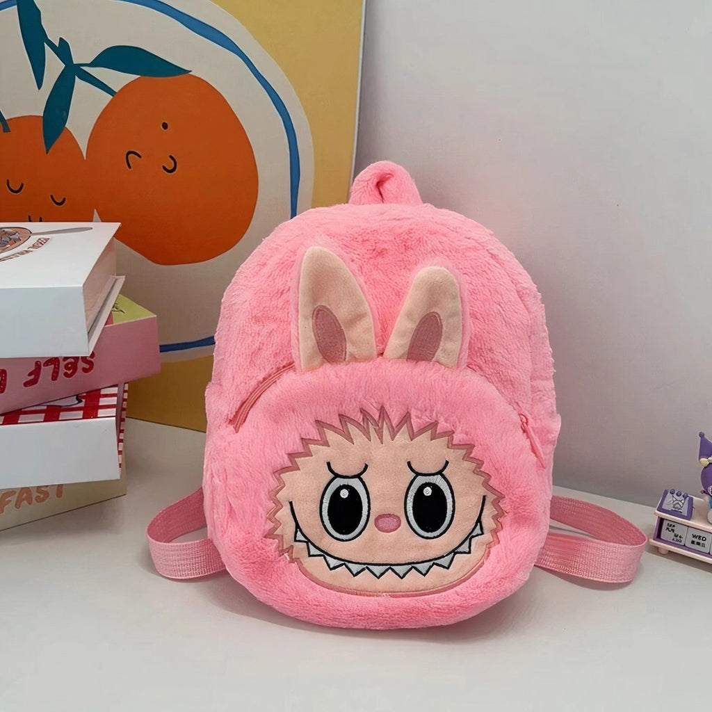 Sac à dos en peluche style Labubu